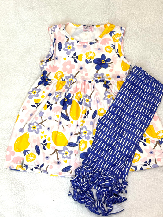 Lemon Bloom Ruffle Set