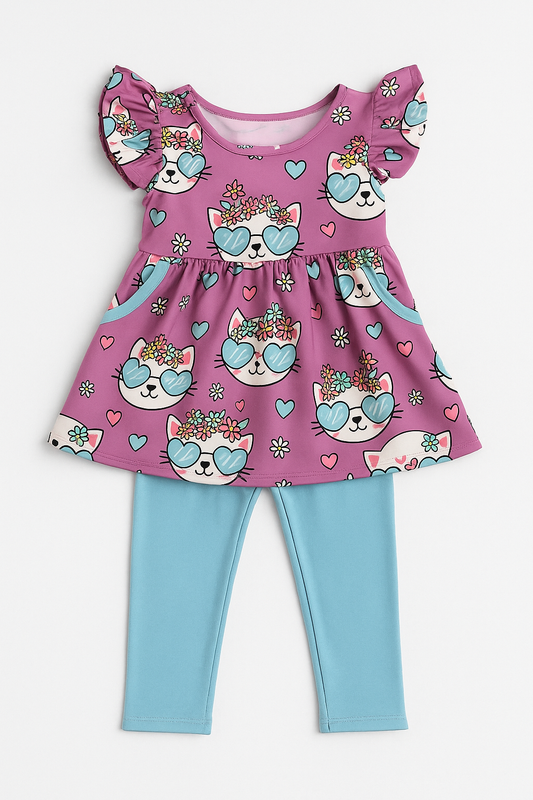 Purrfectly Cute 2 Piece Set