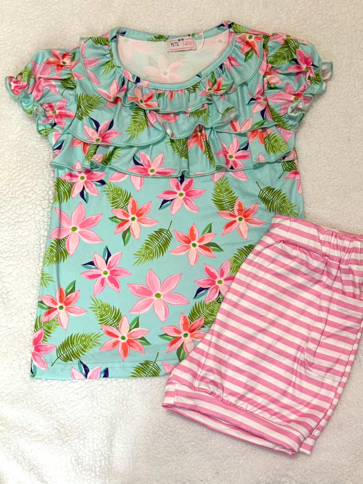 Tropical Bloom Ruffle Set