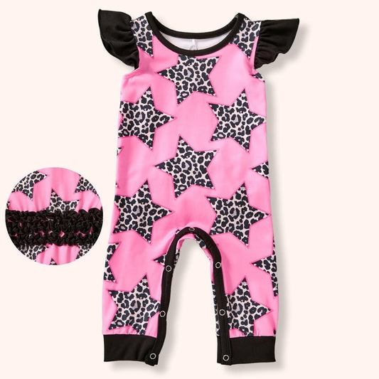 Wild Starlet Ruffle Romper