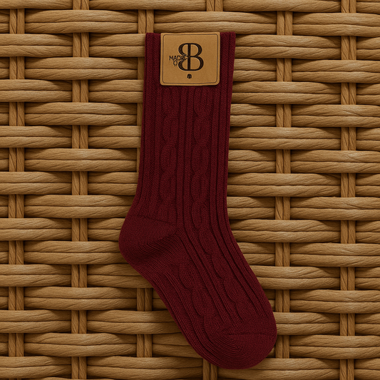 Maroon Socks